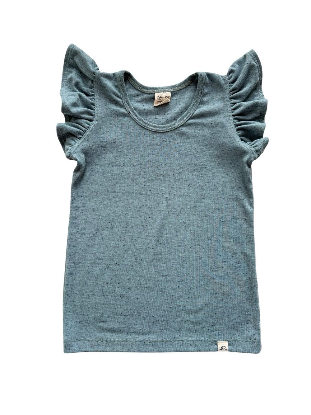 Lulu + Roo (Little Road) Flutter Sleeve Tee Size 6y